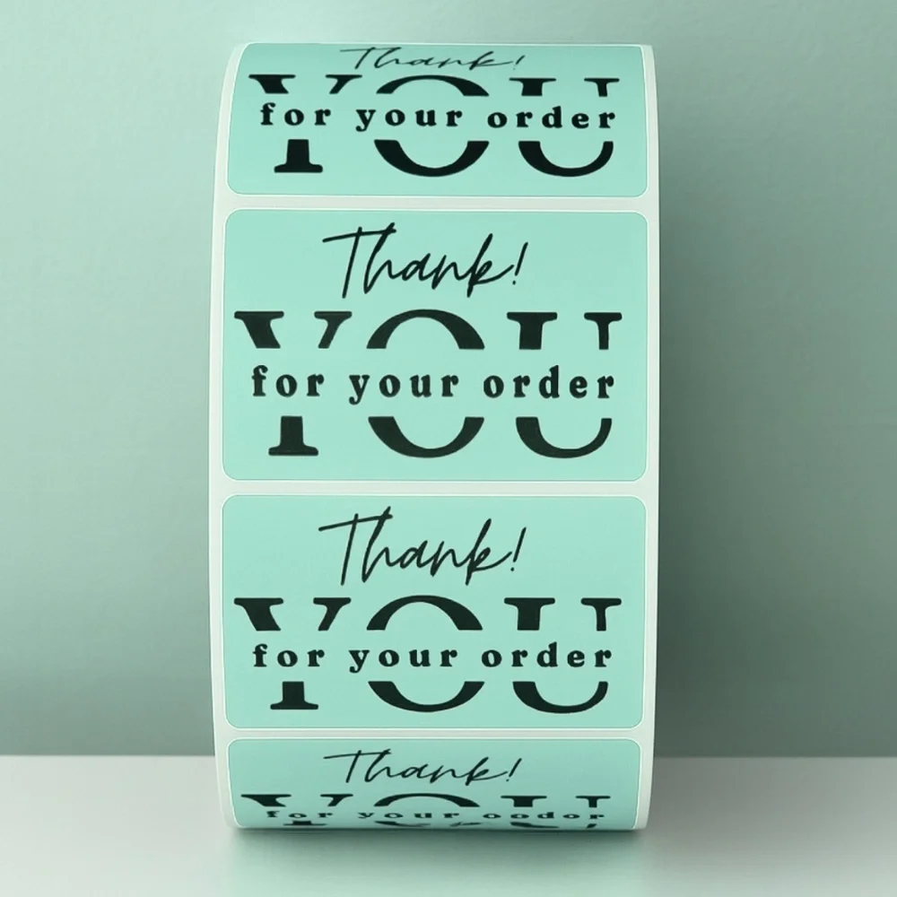 Thank You Order Stickers - Packaging Labels sticker - Small Business Supplies